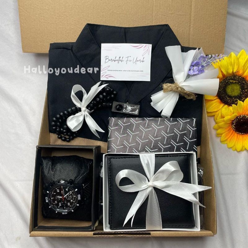 [Bisa COD] - giftbox/hampers/kado cowok muslim baju koko