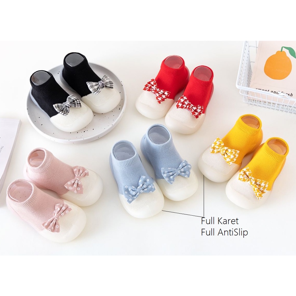 Sepatu Bayi Anak Perempuan / Prewalkers Anak Bayi Perempuan [ FULL KARET ]