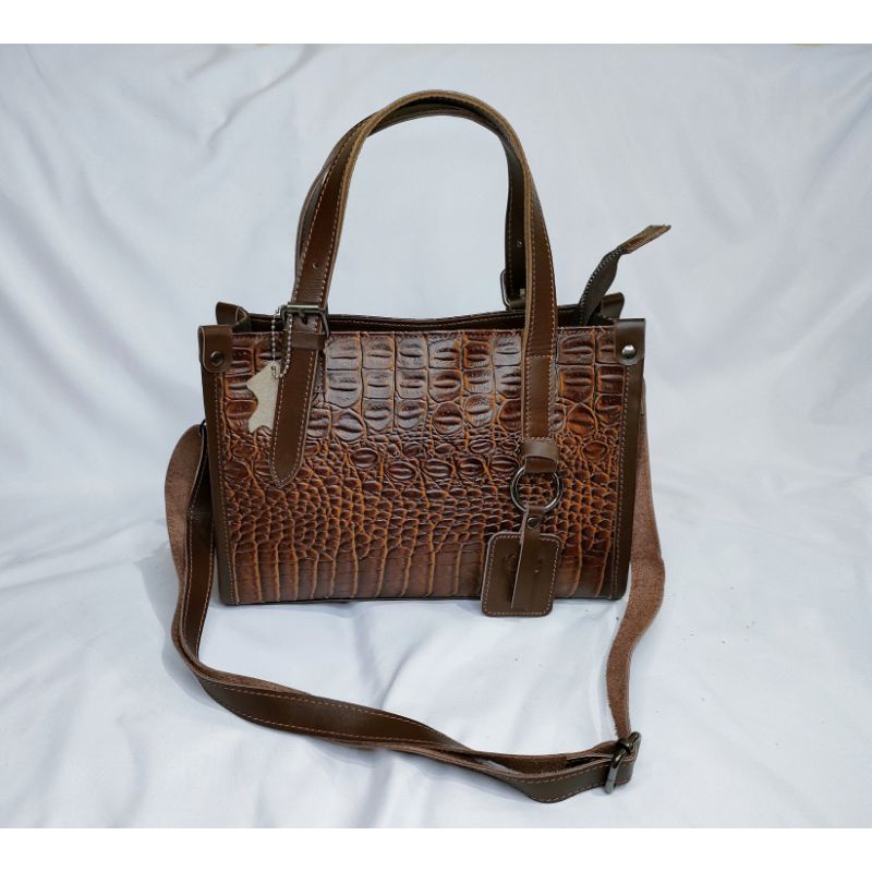 Tas Otama kulit sapi asli Clutch cewek perempuan wanita