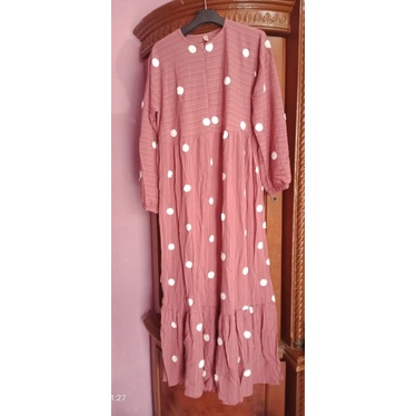 gamis serat kayu Terakota