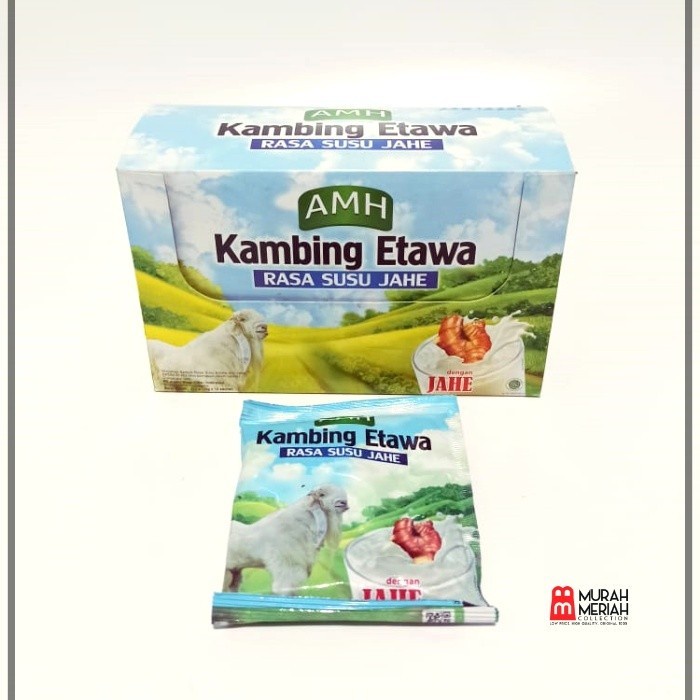 

SUSU KAMBING ETAWA FULL CREAM AMH DENGAN JAHE MERAH SACHET KOTAK COD PRODUK TERBAIK