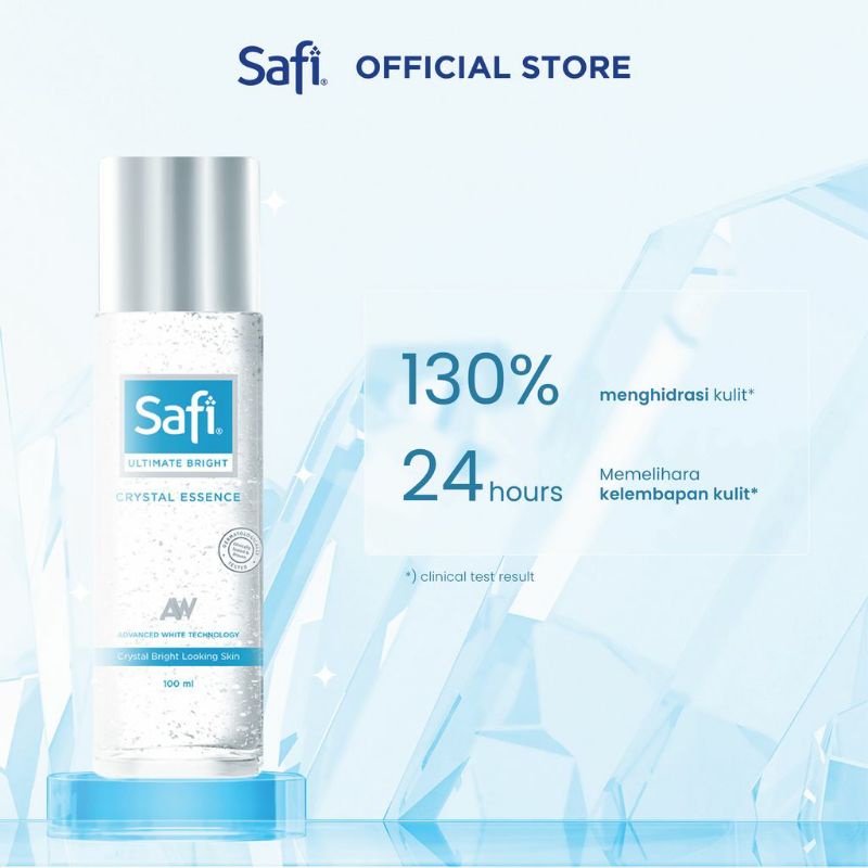 Safi Ultimate Bright Crystal Essence 100ml - Moisture wajah