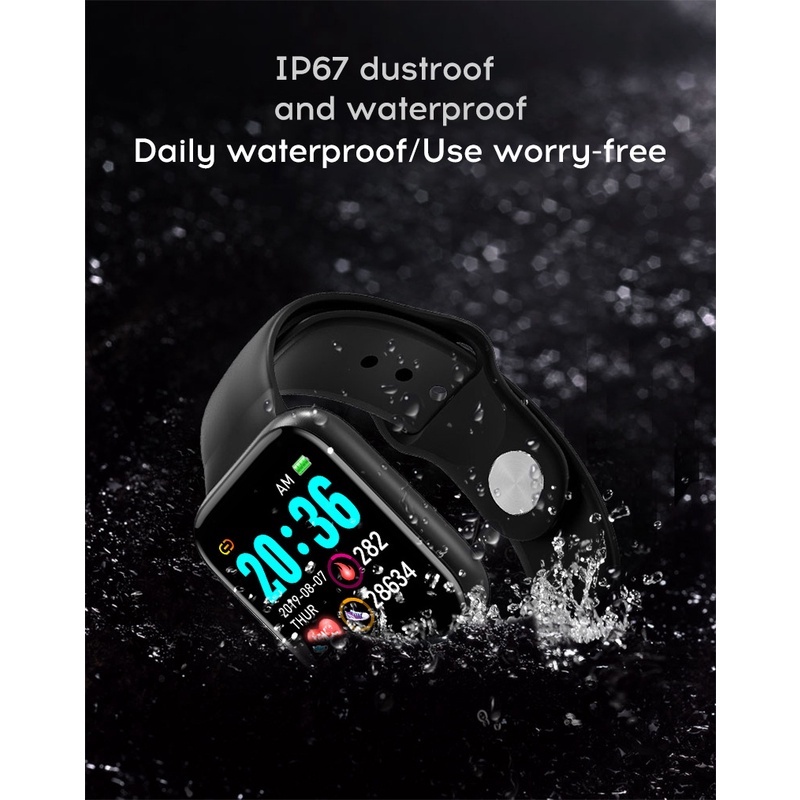 Jam Tangan Digital Pria Wanita Smartwatch Waterresistant Heart Rate Detection Series Bluetooth Face Full Touch RG 25 ORIGINAL 100% IMPORT ✅COD（Free BOX+BUBBLE WRAP）