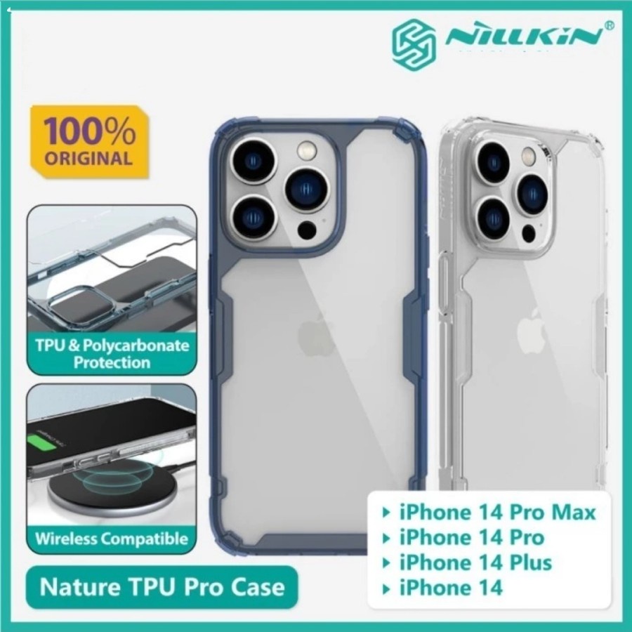 IPhone 14 / 14 Pro / 14 Plus /  14 Pro Max Nillkin Nature TPU Pro Hybrid Casing Original