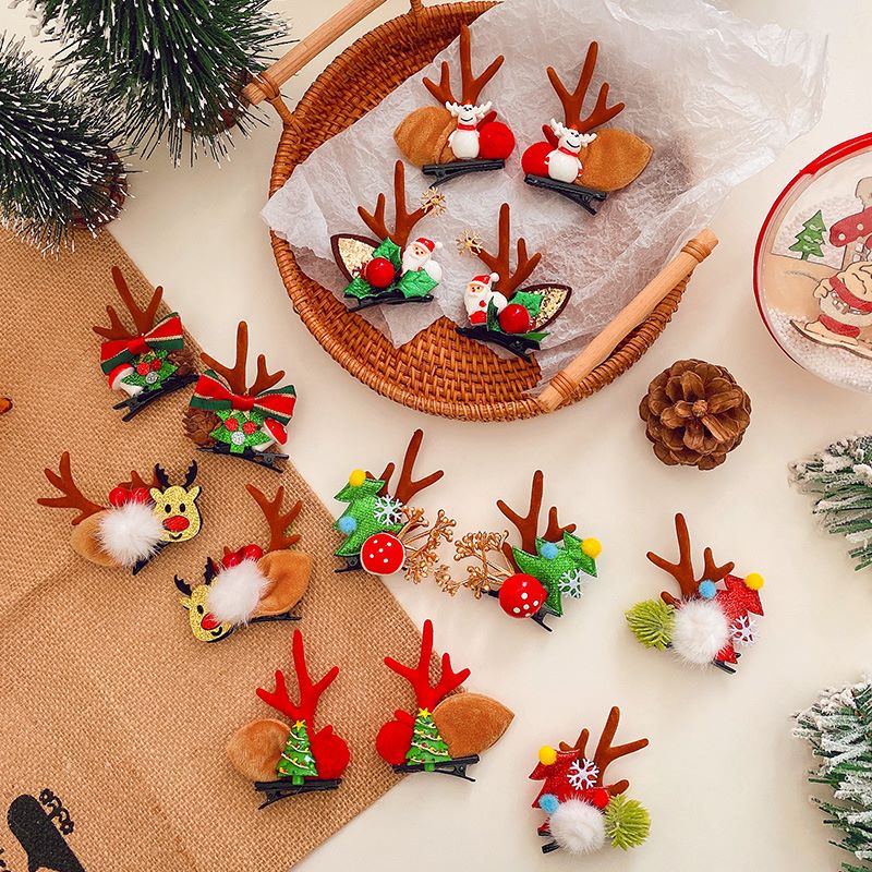 Bando Bandana Natal Jepit Rambut Natal Aksesoris Hiasan Natal Wanita Dewasa Dan Anak Anak Berkualitas Original Import