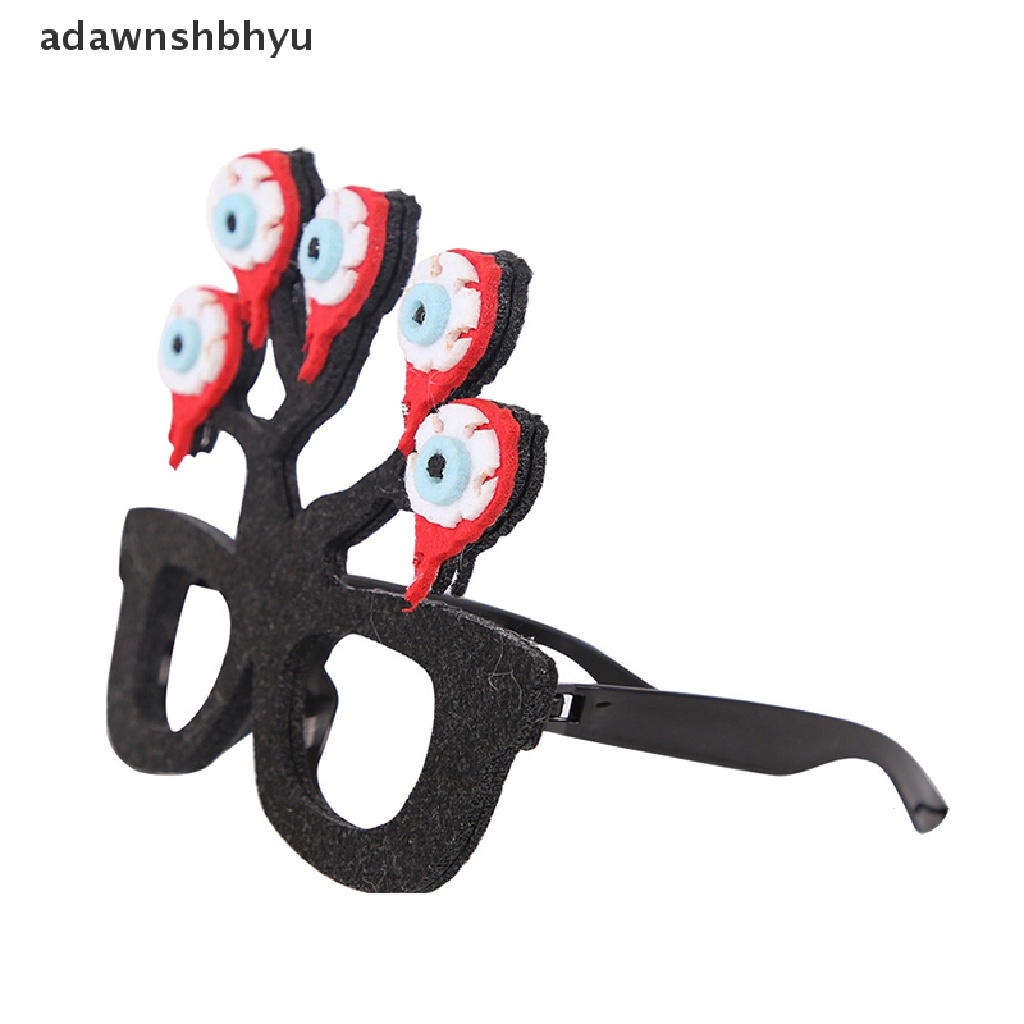 Adawnshbhyu Kacamata Pesta Halloween Tanduk Laba-Laba Labu Kacamata Lucu Pesta Ornamen Hadiah Rumit Props Foto Natal Prop Dekorasi Halloween Topeng ID