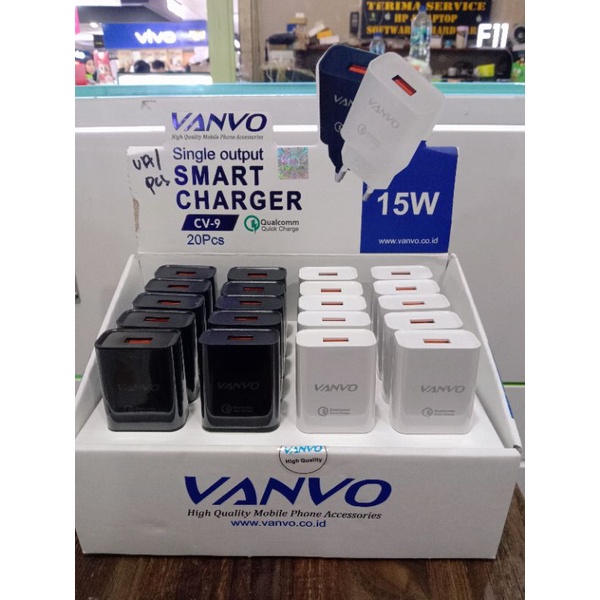 BATOK CHARGER VANVO 2.A 15W FAST CHARGING