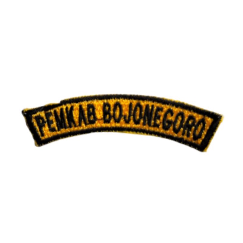 BET / BADGE BORDIR DINAS &quot; KAB.BOJONEGORO &quot;