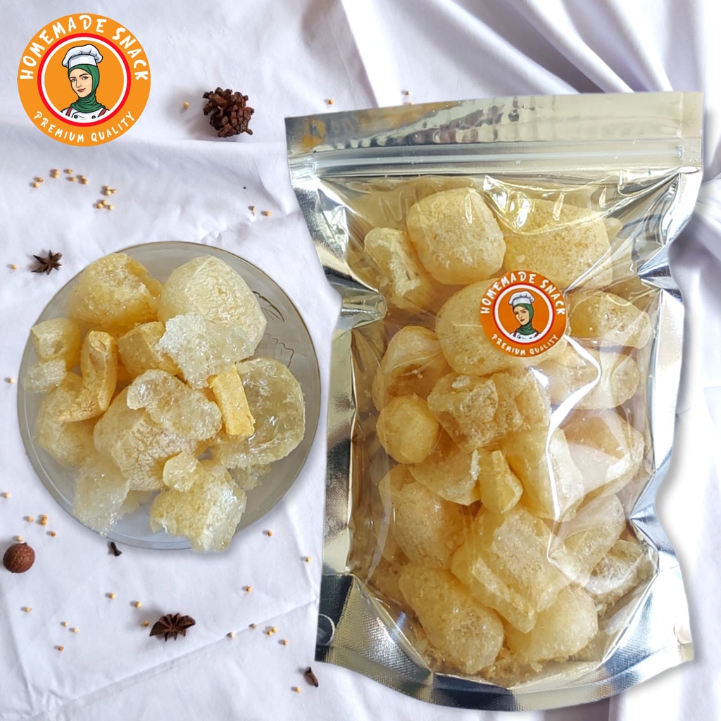 

Homemade Snack - Krupuk kulit Asli Rasa Asin Gurih Homemade Dorokdok Kulit Sapi Homemade Snack Halal Kualitas Premium