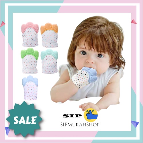 Sarung Tangan Gigitan Bayi / Baby Teether Gloves