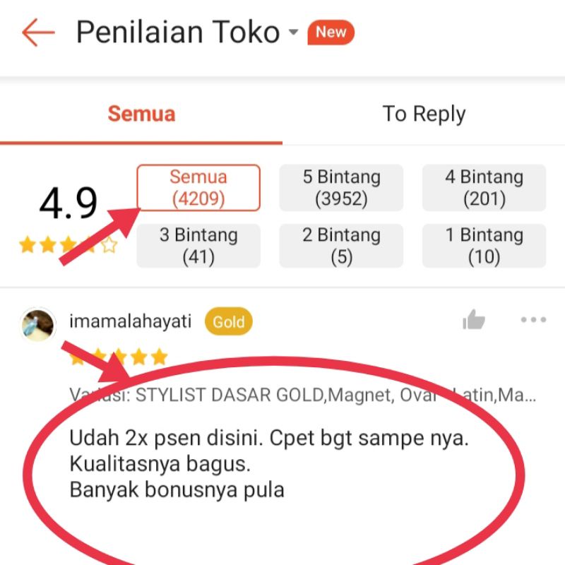 Kumpulan Review Bintang 5