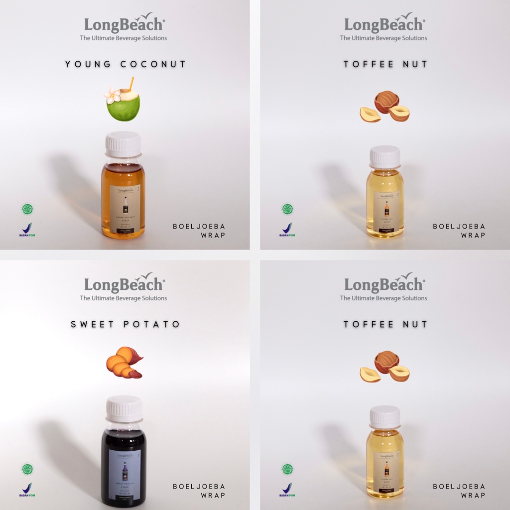LongBeach All Varian Syrup Repack [30, 50, 100] g