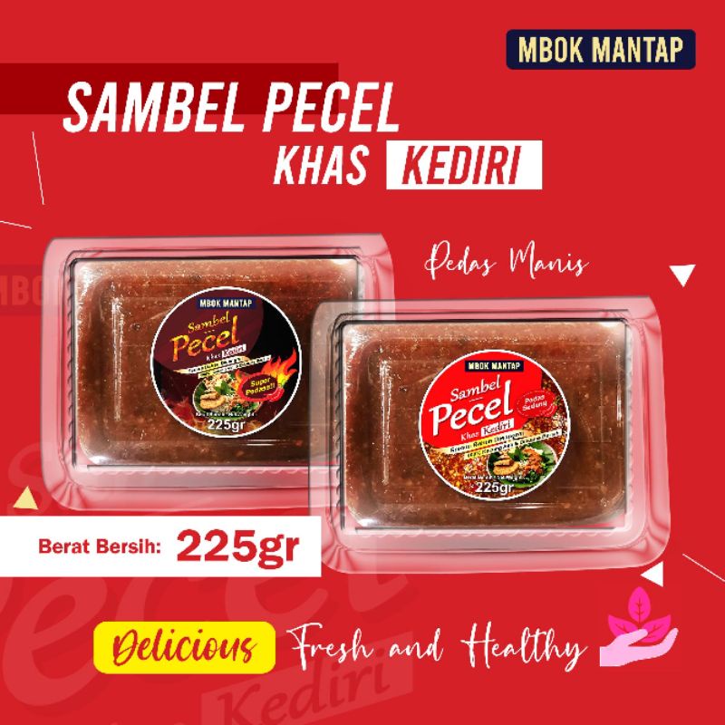 

Sambel Pecel MBOK MANTAP Super Pedas dan Sedang Khas Kediri 225gr