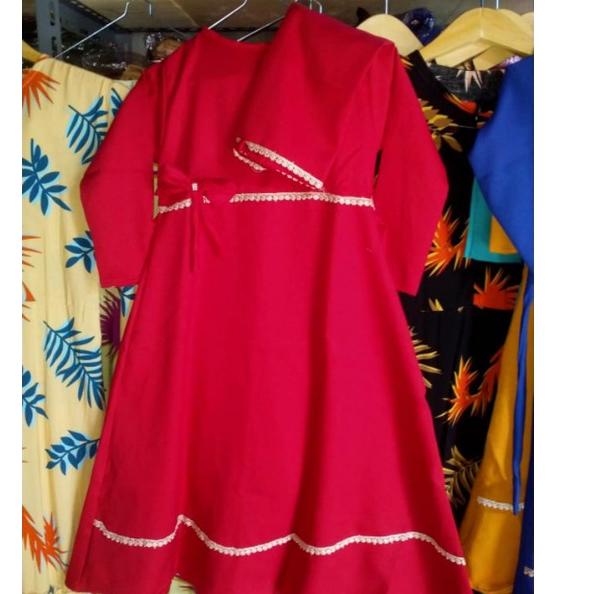 Update GAMIS ANAK PEREMPUAN USIA TK 4-5 Tahun/ SET GAMIS ANAK /GAMIS TPQ