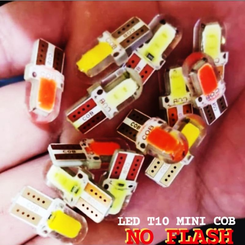 LED T10 JELLY MINI COB TIDAK KEDIP