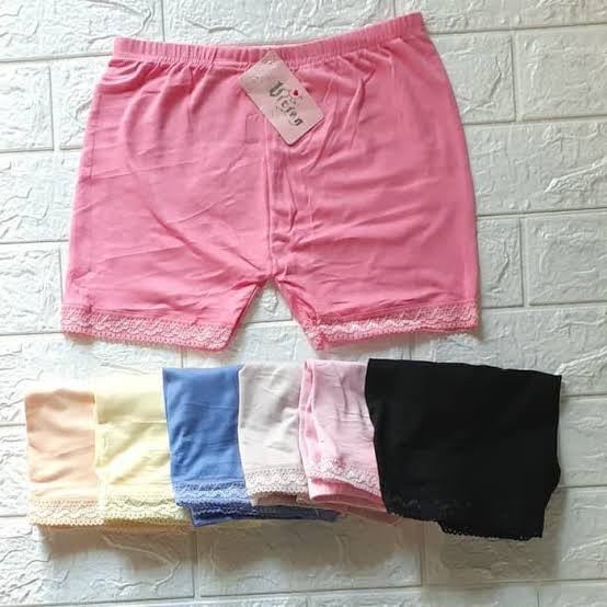 3 Pcs Celana Pendek / Short Wanita - Model Renda All Size Random Warna