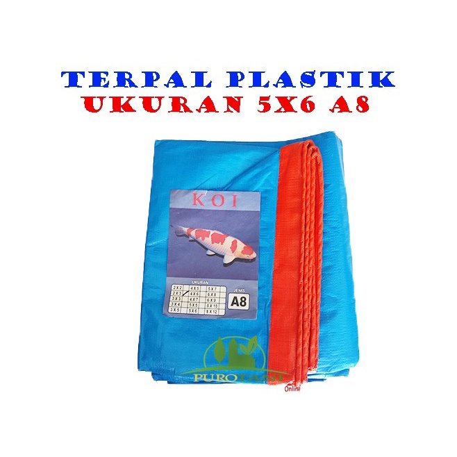 Terpal Plastik Tipe A8 Ukuran 5 X 6 Meter Terpal 5X6 Tipe A 8