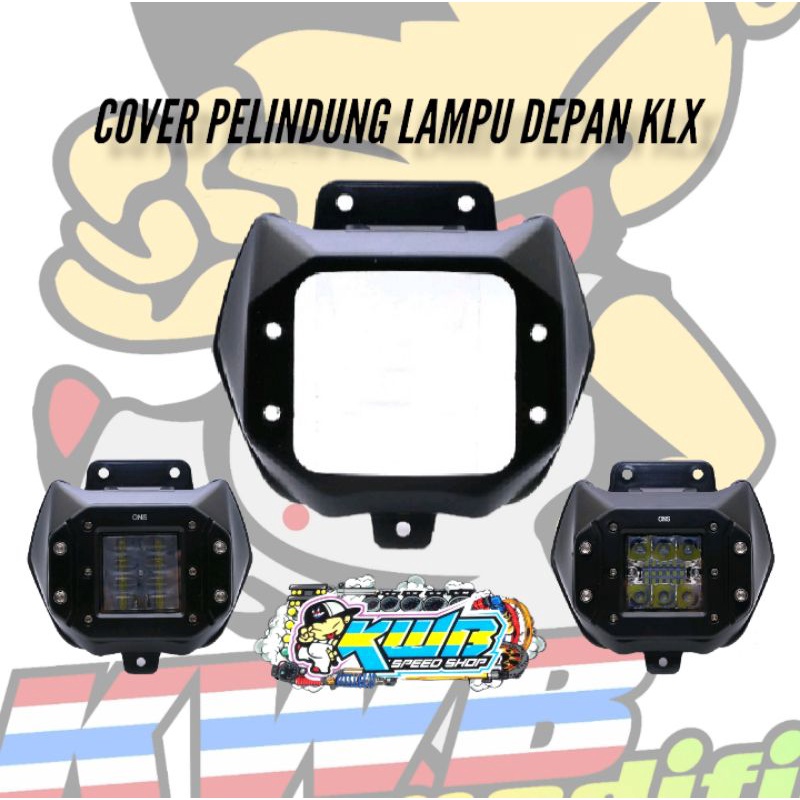 Cover pelindung lampu depan klx pnp