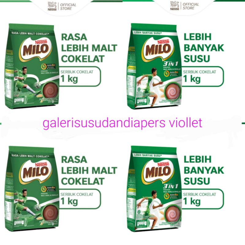 

Milo Active go/ 3 in 1 1kg