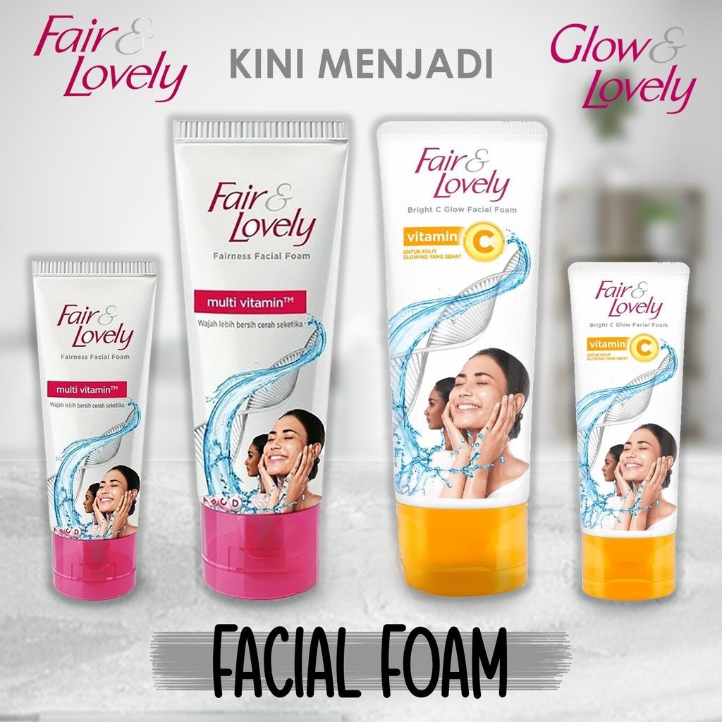 Fair & Lovely Facial Foam - Glow & Lovely Face Wash - Fair & Lovely Vitamin C