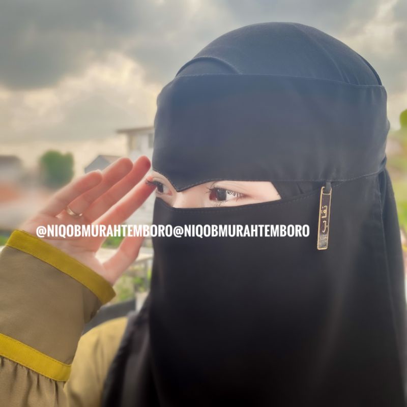 Niqab Bandana Elang Bandul Niqob Cadar plat bandul