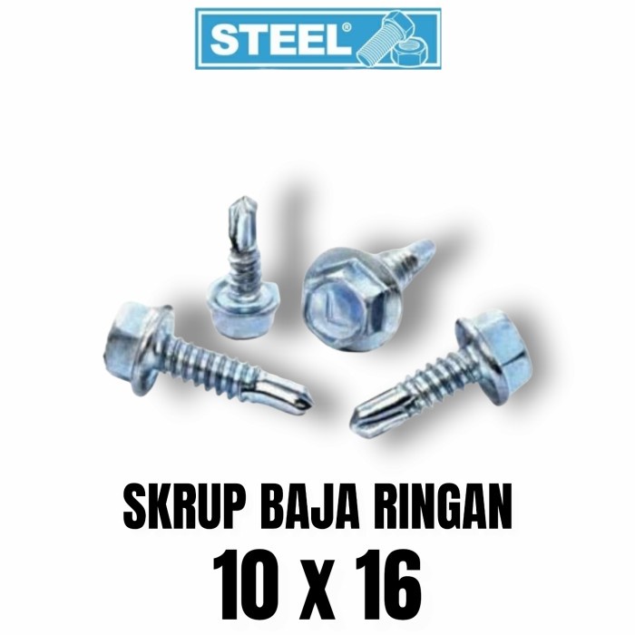 Jual Sekrup Skrup Baja Ringan X Roofing Putih Steel Moon Lion Baut Baud Shopee Indonesia