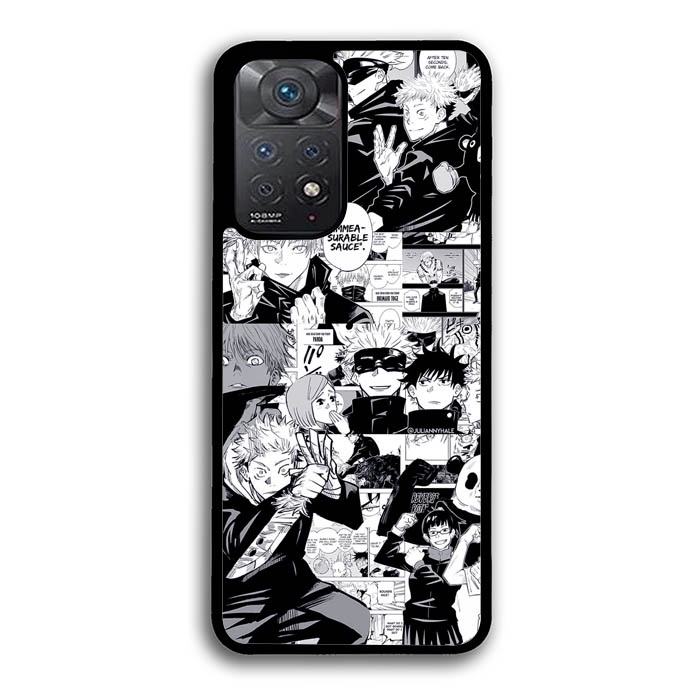 Hardcase Casing Xiaomi Redmi Note 11 10 9 8 Pro Jujutsu Kaisen Anime YL0514 Case Cover