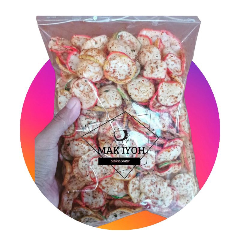 

KERUPUK SEBLAK PEDAS GURIH DAUN JERUK 400gr