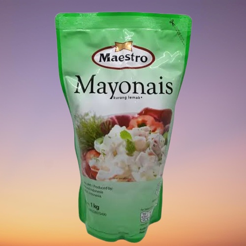 

( PER BUNGKUS ) ~ Mayonnaise Maestro 1 kg Mayonais Rendah Lemak