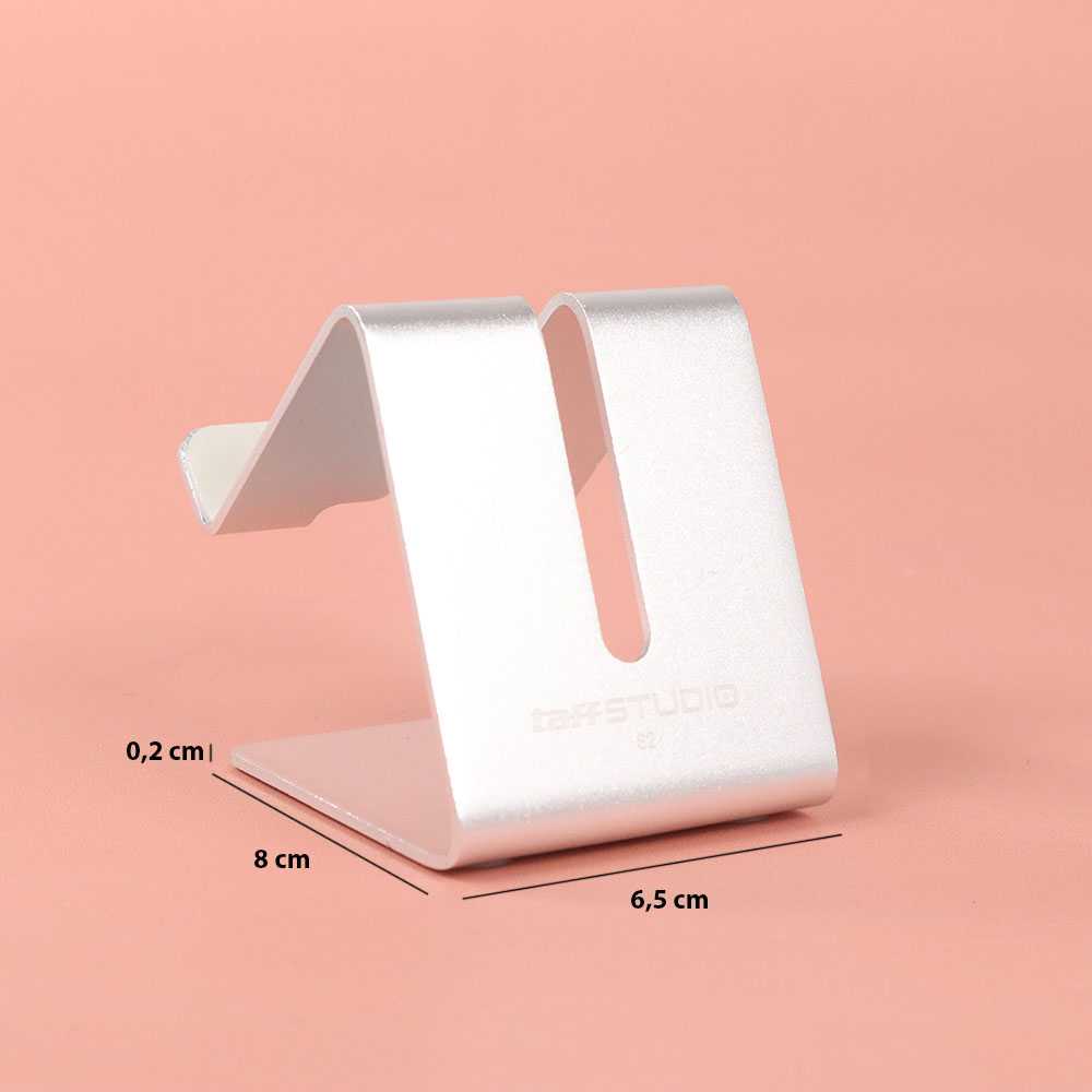 Dudukan Smartphone Stand Holder Untuk Handphone Bahan Aluminium