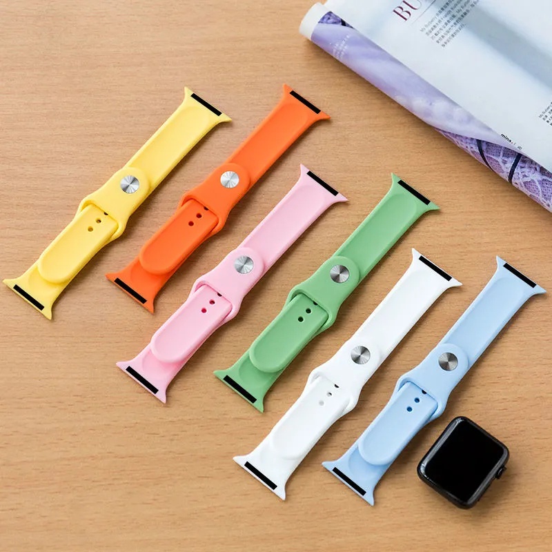 Soft Strap Smartwatch for iWatch Series 7 6 SE 5 4 3 2 44 mm 40mm 42mm 38mm Watchband Sport Z36/DT7/HW67mini/HW22/HW37