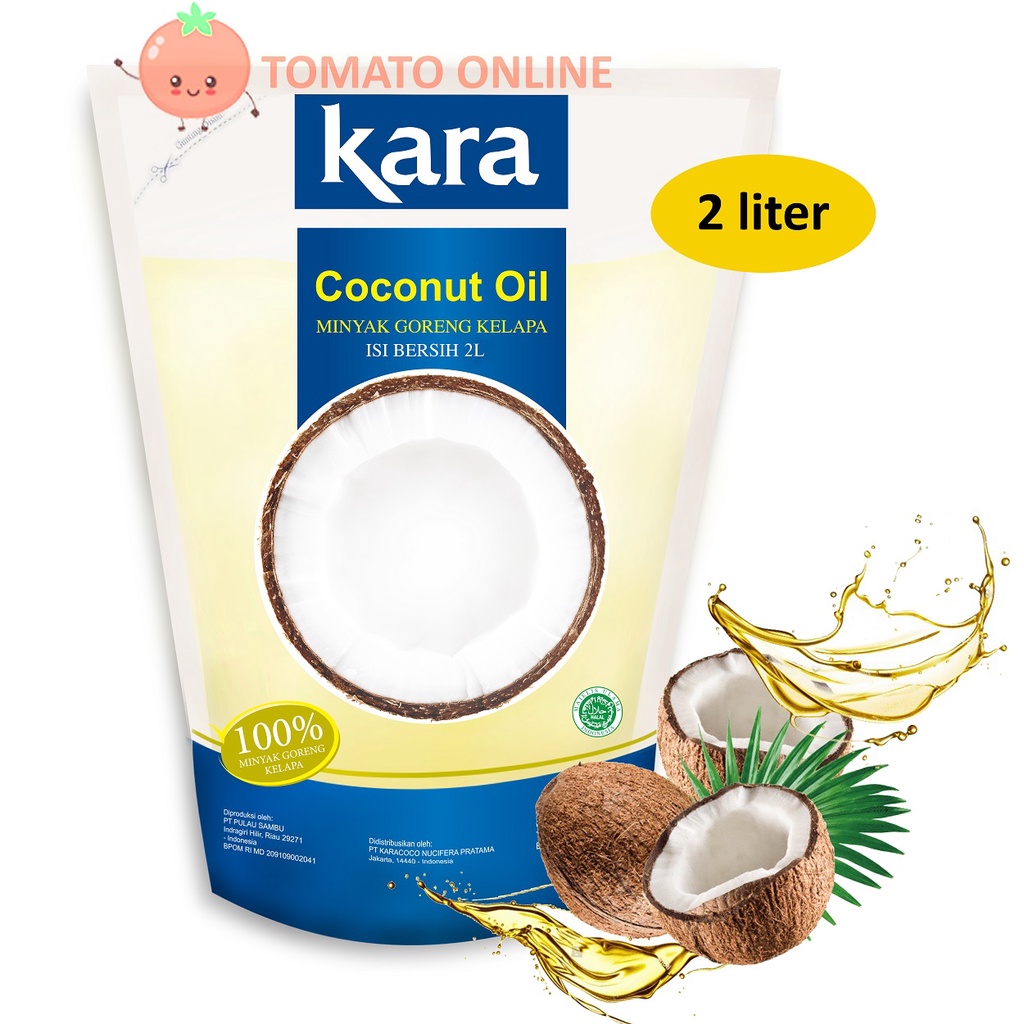 Kara / Minyak Goreng Kelapa Coconut Cooking Oil / 2 liter ltr [POUCH]
