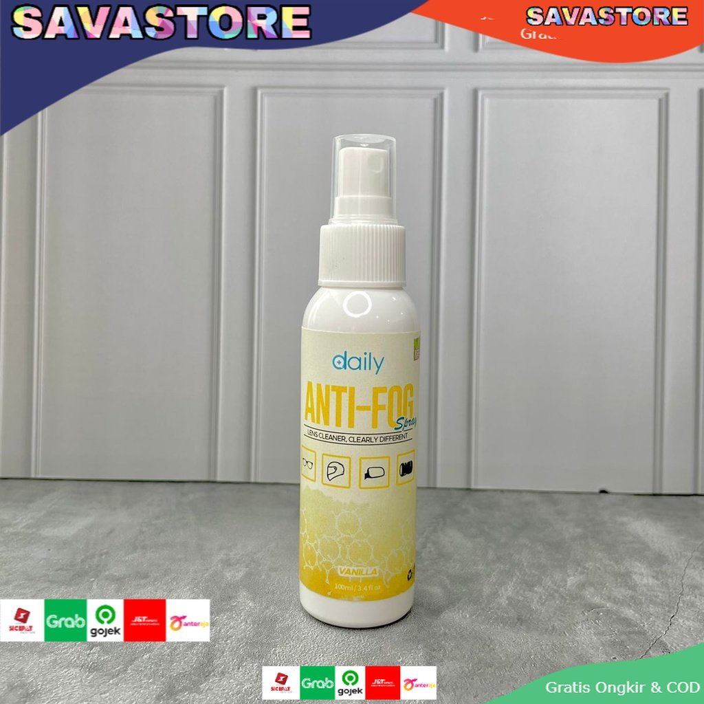 ANTI FOG PEMBERSIH KACAMATA SPRAY DAILY ANTI FOG PEMBERSIH LENSA ANTIFOG EMBUN UAP LENS CLEANER