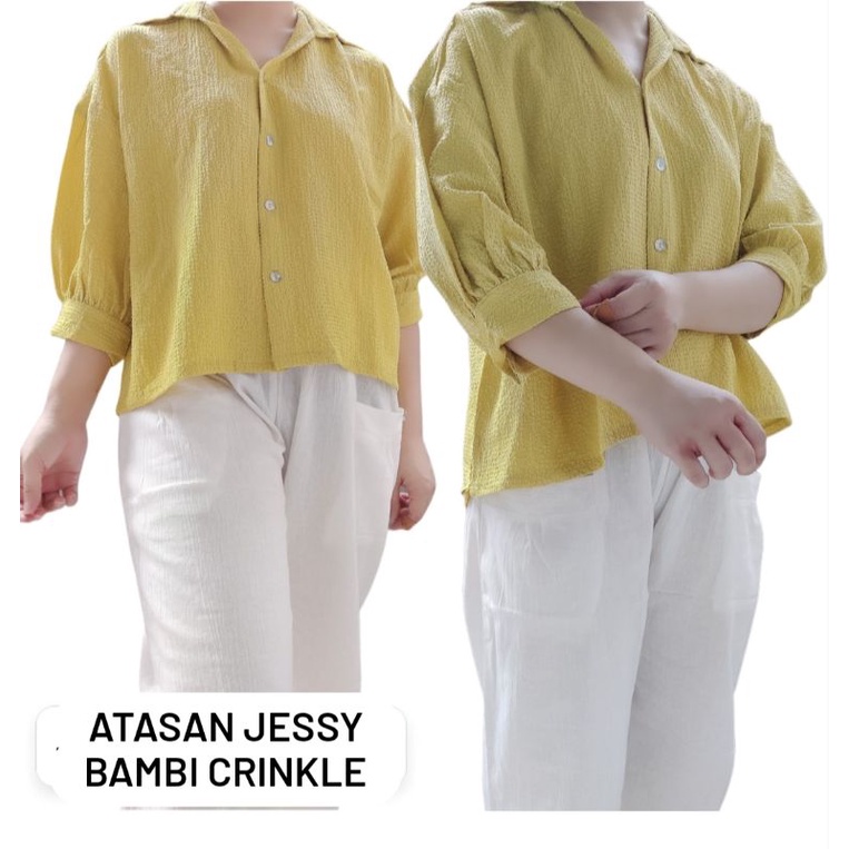 atasan wanita/atasan Jessy Bambi crinkle