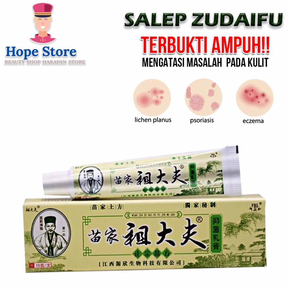 Hope store - Zudaifu Salep Chy Gao Untuk Gatal / Salep Gatal Kulit Eksim Panu Kurap Kudis Kutu Air 100% Original