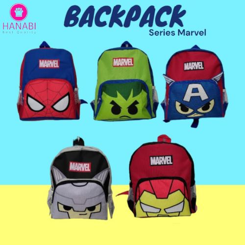 HANABI-tas ransel anak MARVEL tas sekolah tas paud tas tk tas anak laki-laki