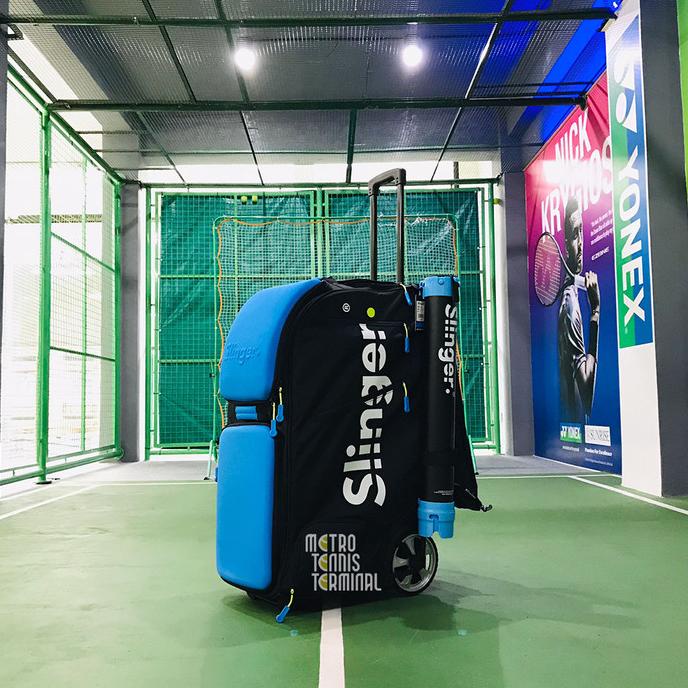 Jual [ COD ] Slinger Ball Machine Bag Tennis Training ( Mesin Pelontar