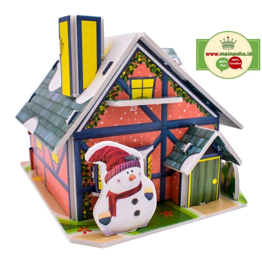 Kado Natal Anak | Puzzle 3 Dimensi CHRISTMAS HOUSE