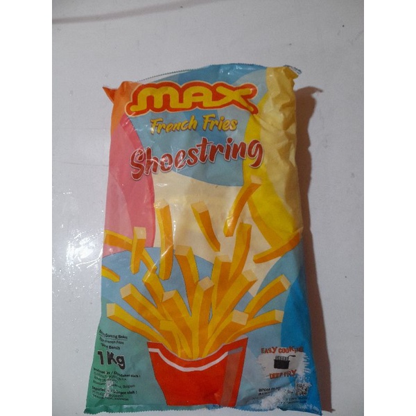 

Max shoestring 1kg french fries