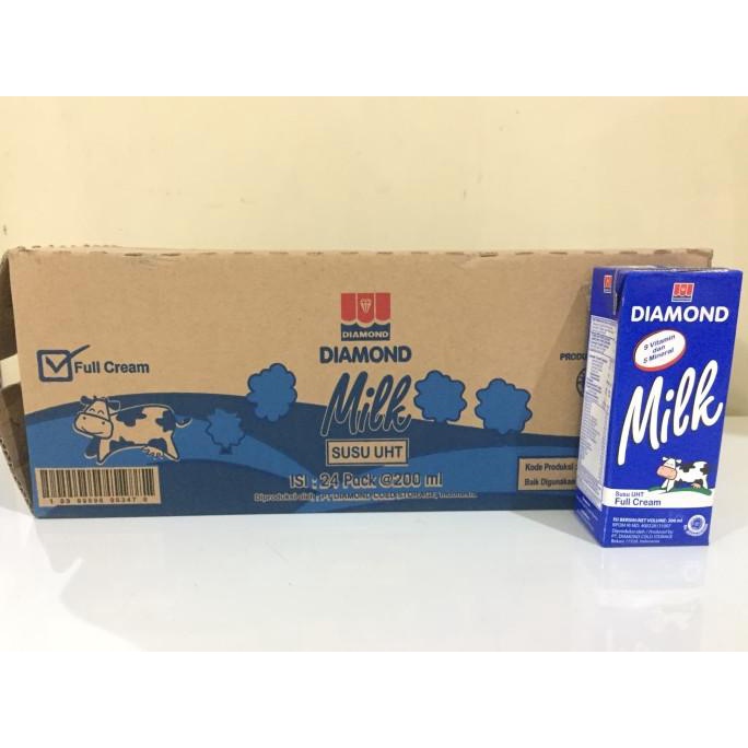 

Susu Diamond UHT 200ml Full Cream - Kartonan (24x200ml)GRAB GOJEK ONLY TERLARIS TERPERCAYA ORIGINAL