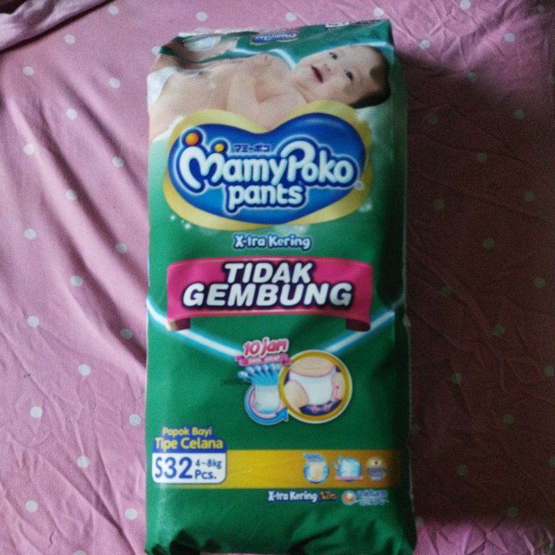 Jual Mamypoko Slim Tidak Kembung S32 M32 L28 Shopee Indonesia