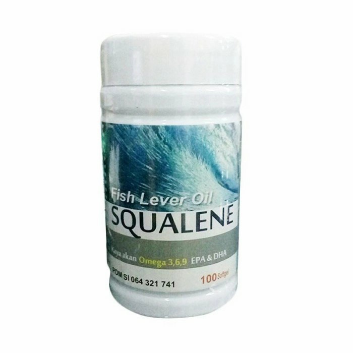 Salmon Fish Lever Oil Minyak Ikan Salmon Squalene 100 Softgel Omega 3