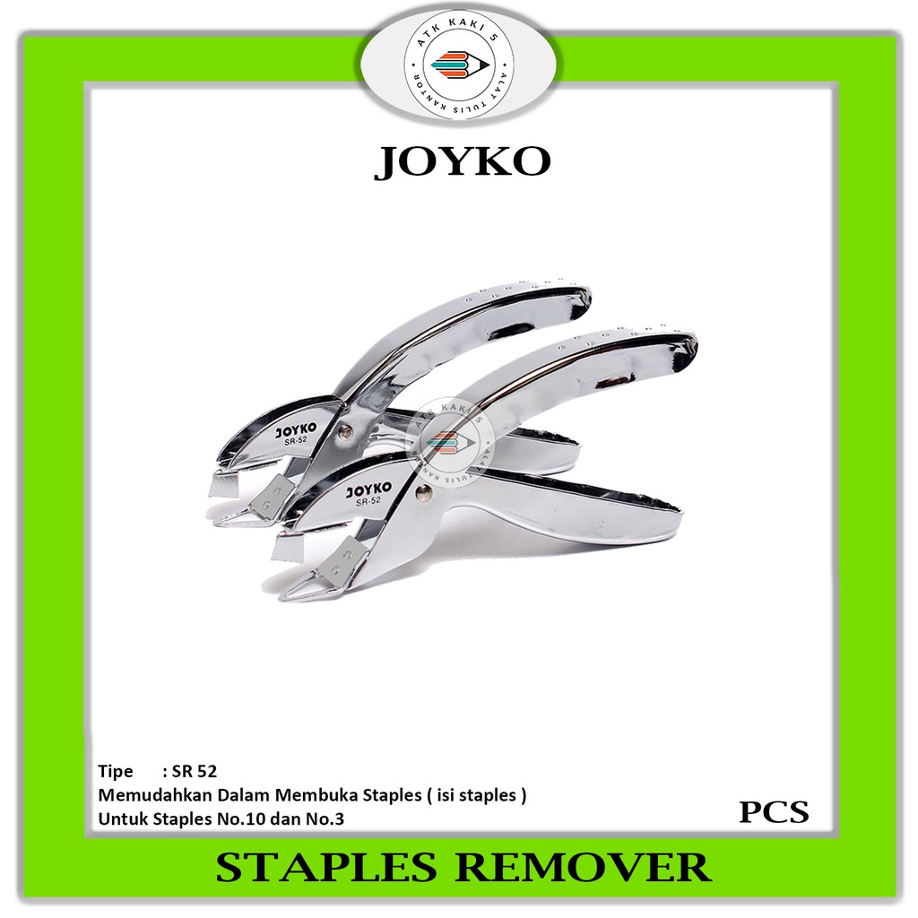 

JOYKO - Staples Remover SR-52 - Alat Pembuka Staples - Pcs