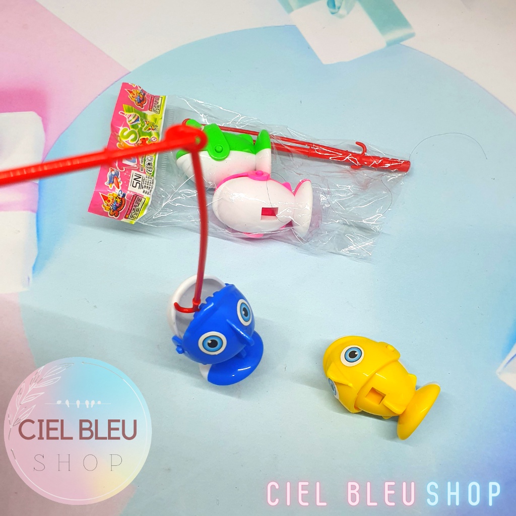 SET MAINAN PANCING IKAN ANAK LUCU / FISHING JOY TOY MAINAN EDUKASI