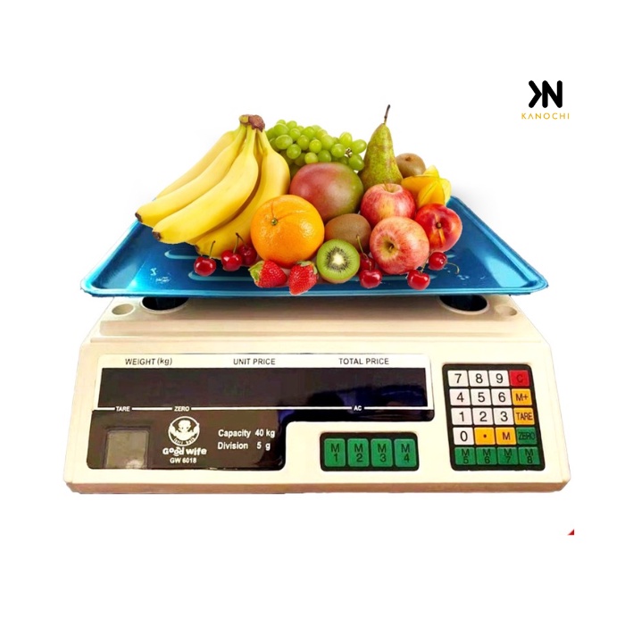 Timbangan Buah Digital 40KG Digital Scale Double Display