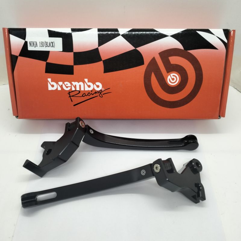 HANDLE REM SET KIRI/KANAN BREMB0 ALMUNIUM CENSI MOTOR NINJA 250 KLX150/NINJA 150