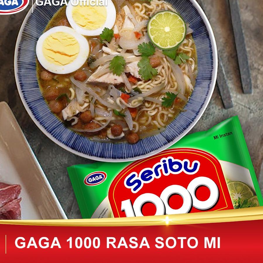 

HARGA GROSIR >> GAGA 1000 Rasa Soto Mie (1 dus = 40 pcs Harga Grosir)