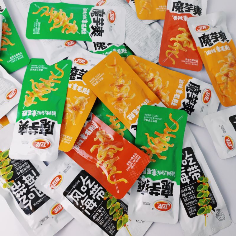 

Wei Long Mo Yu Shuang Konjac Mala Spicy Seaweed Spicy 20gr [HALAL]