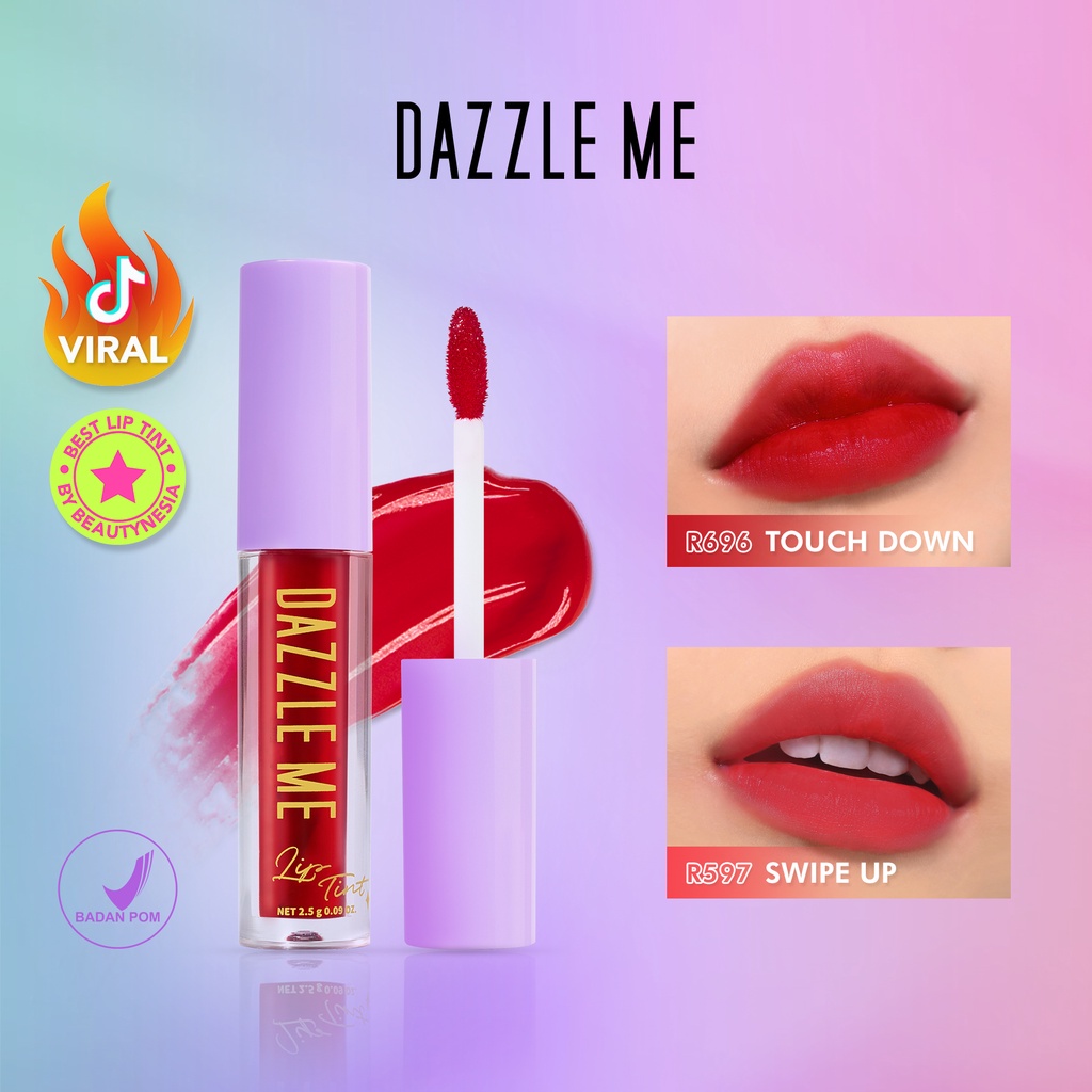 Jual DAZZLE ME Ink-Licious Lip Tint BPOM | Mattedorable Long Lasting ...