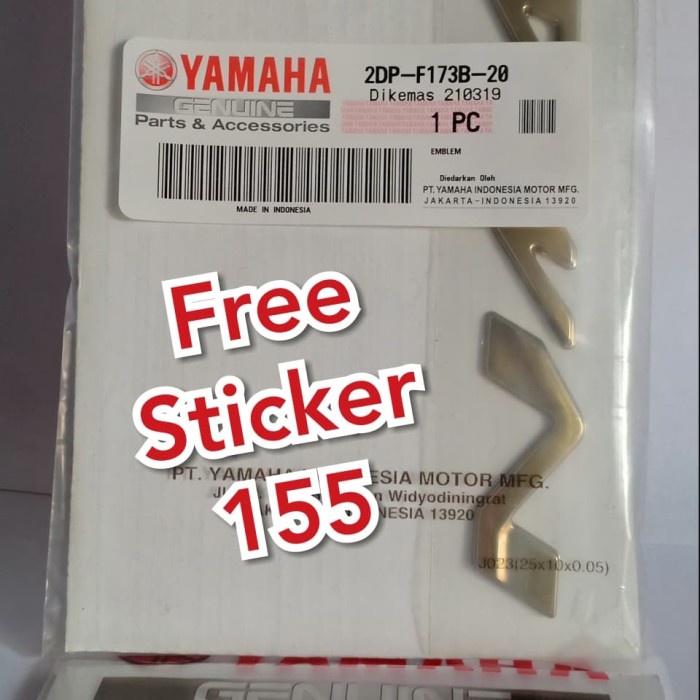 Emb Emblem Logo Nmax Gold Original